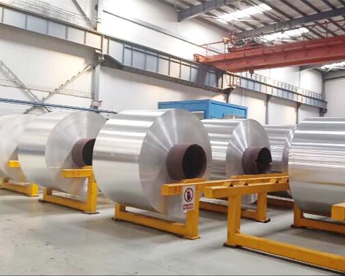 Aluminum foil for ventilation duct